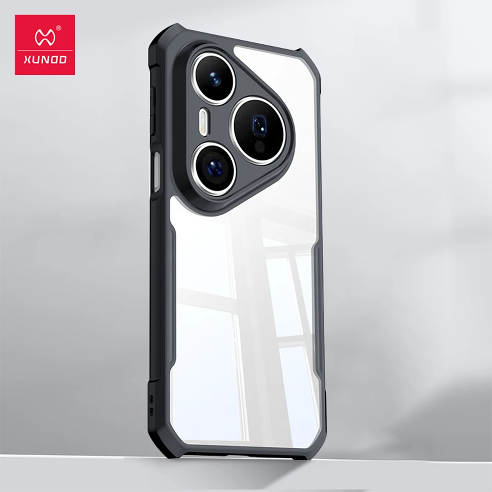 Xundd Shockproof Airbag Phone Case with Camera Protection and Clear Acrylic+TPU Shell