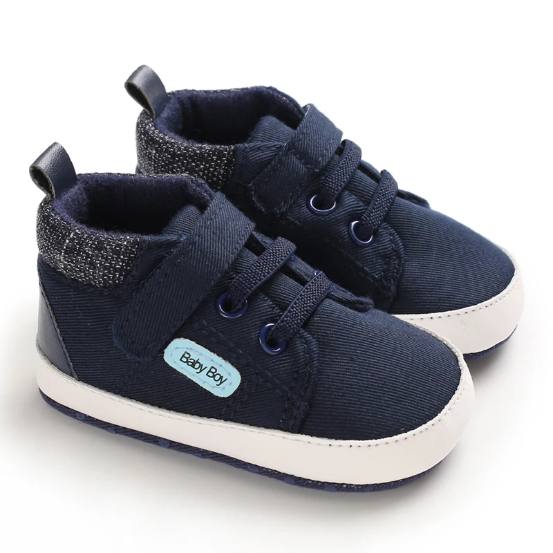 Lucky Blue Four Seasons Baby Soft Sole Walking Shoes for 0-1 Year Old Boys Casual Lightweight Sports Shoes Indoor Walking Shoes 4
