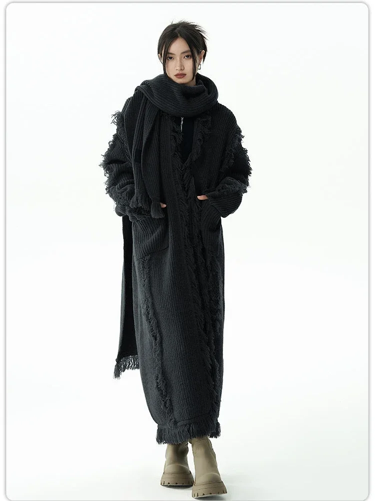 Рисунок 4 - Женский длинный кардиган с бахромой Deeptown