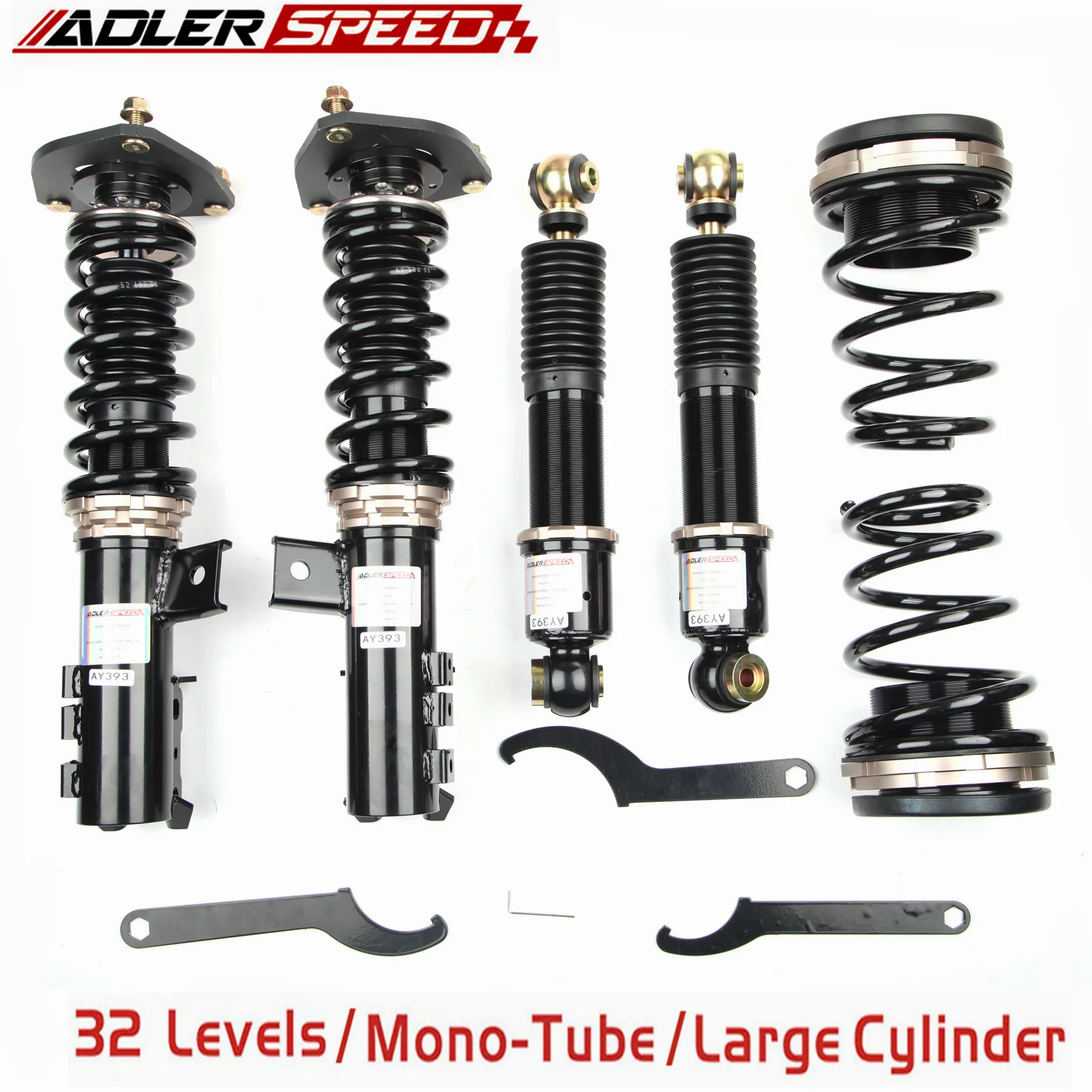 

ADLERSPEED 32 Way Damping Adjustable Coilover Kit For Kia Forte Koup Coupe 10-13