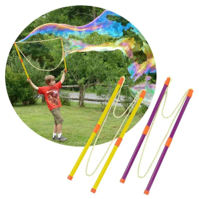 1pc Giant Bubble Interest Foldable Outdoor activities Children's Toys Performance equipment Bubble Stick Soap Toys