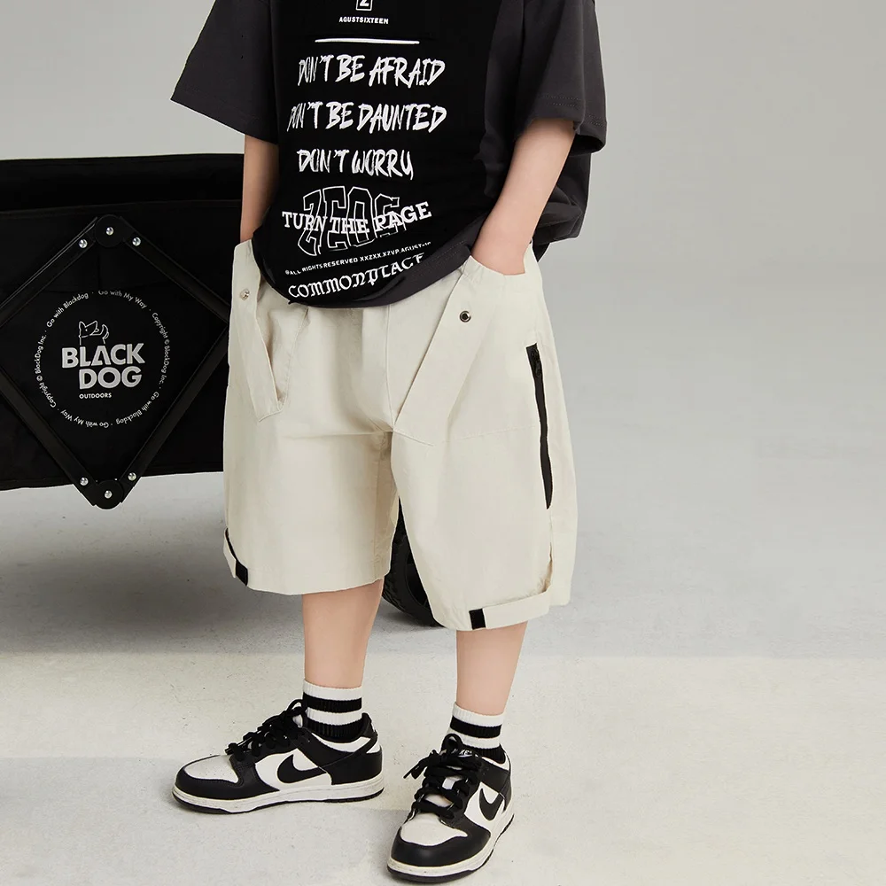 

Daily Children Clothes Bottom School Boys Fashion Shorts Basic Solid Short Cargo Pants Versatile Casual Sports Baby Boy Trousers