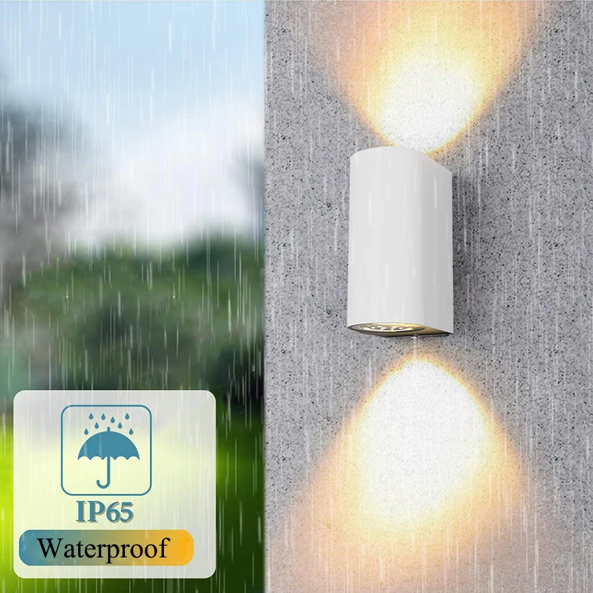 Outdoor Waterproof Wall Lamps, Indoor Up and Down Wall Light, Garden Porch, Terrace Lighting, Corridor and Balcony Sconce, AU87