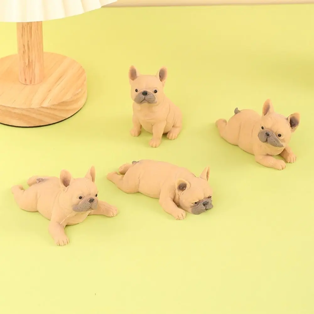 Soft CutePretend Play Dog Squeeze Sensory Toys Stretch Squeezing Fidget Simulation French Bulldog Cute Soft Squeeze Puppy Toys 4