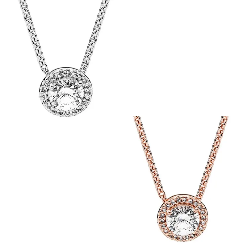 Rose Gold Sterling Silver Necklace | Beads 925 Rose Gold Necklace - 925 ...