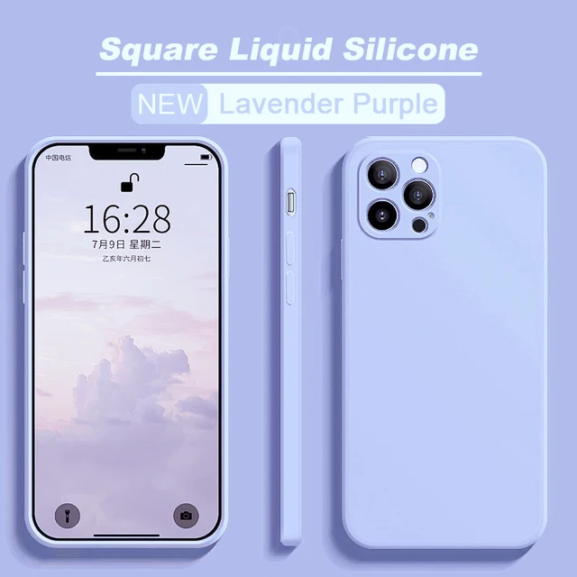 thumbnail image 1 of Funda de silicona líquida Original de lujo para iPhone, carcasa a prueba de golpes para iPhone 14, 13, 12, 11 Pro Max, Mini, 7, 8 Plus, 15, X, XR, XS, MAX, SE, 1 of 5