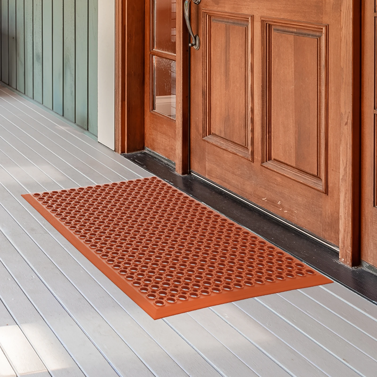 FCH Rubber Red 61*91.4*1.2cm Rubber Floor Mat