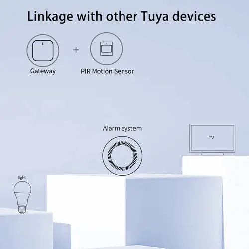 tuya Zigbee Smart PIR Motion Sensor Detector Home Security Burglar Alarm Security Burglar Home Assistant Wireless for Smart Life - Image 4