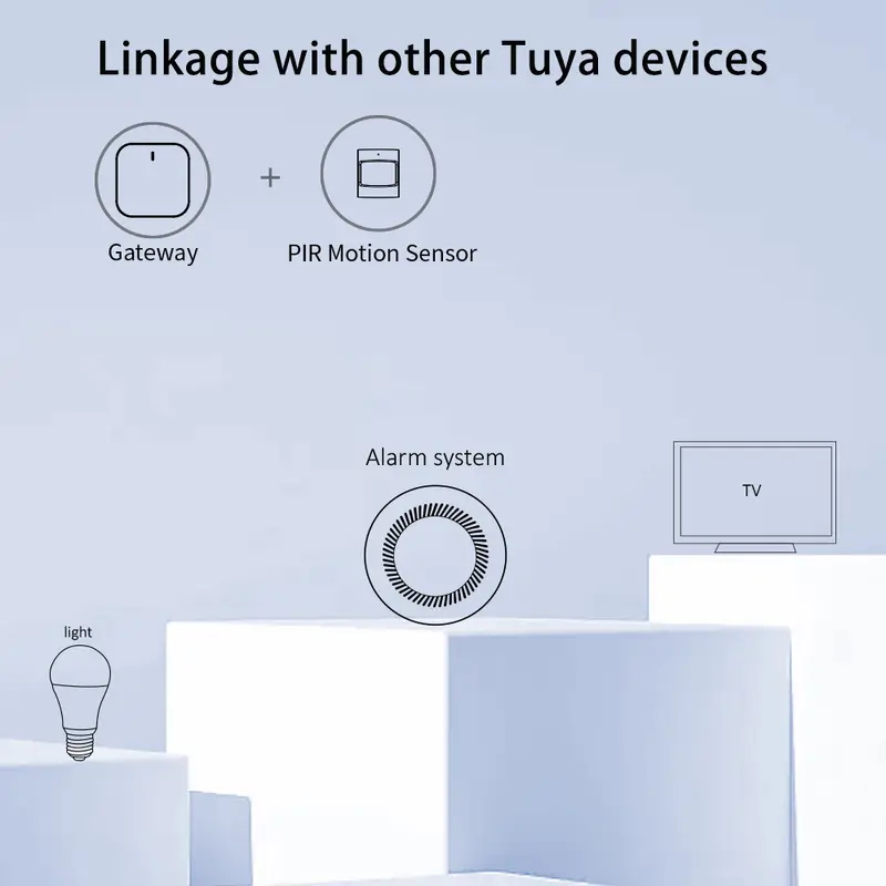 tuya Zigbee Smart PIR Motion Sensor Detector Home Security Burglar Alarm Security Burglar Home Assistant Wireless for Smart Life - Image 4