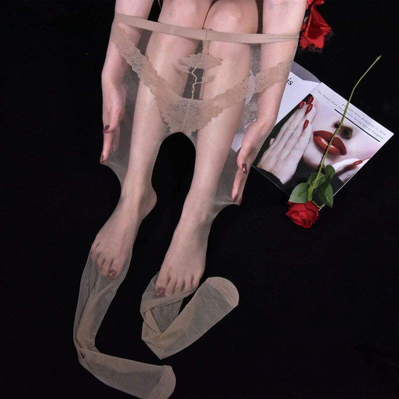 

Rose Sexy Tights Tear-resistant Women Pantyhose Ultra-thin Invisible Nylon Tights Jacquard Stockings носки женские чулки