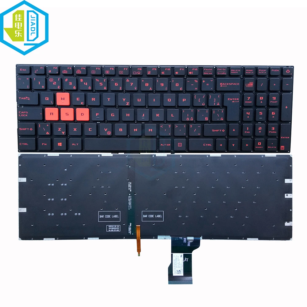 Tcheco, Turquia, Reino Unido, Latim, ASUS, GL502,