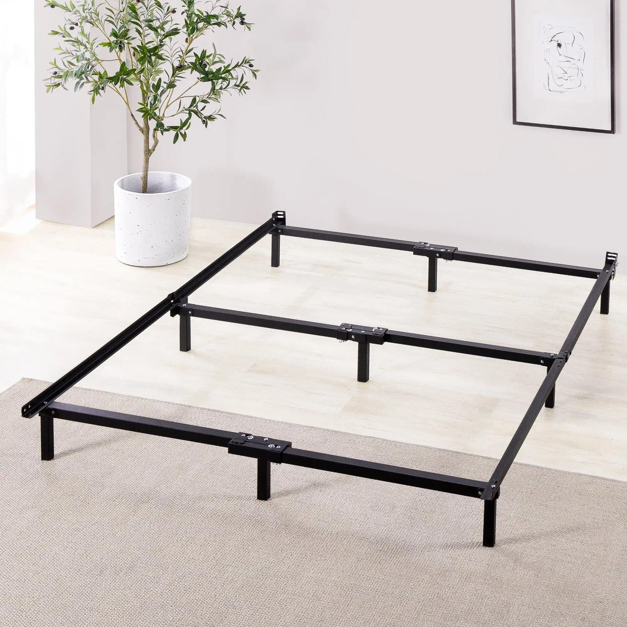 

Zinus 7" Compack Metal Bed Frame, Black, Queen
