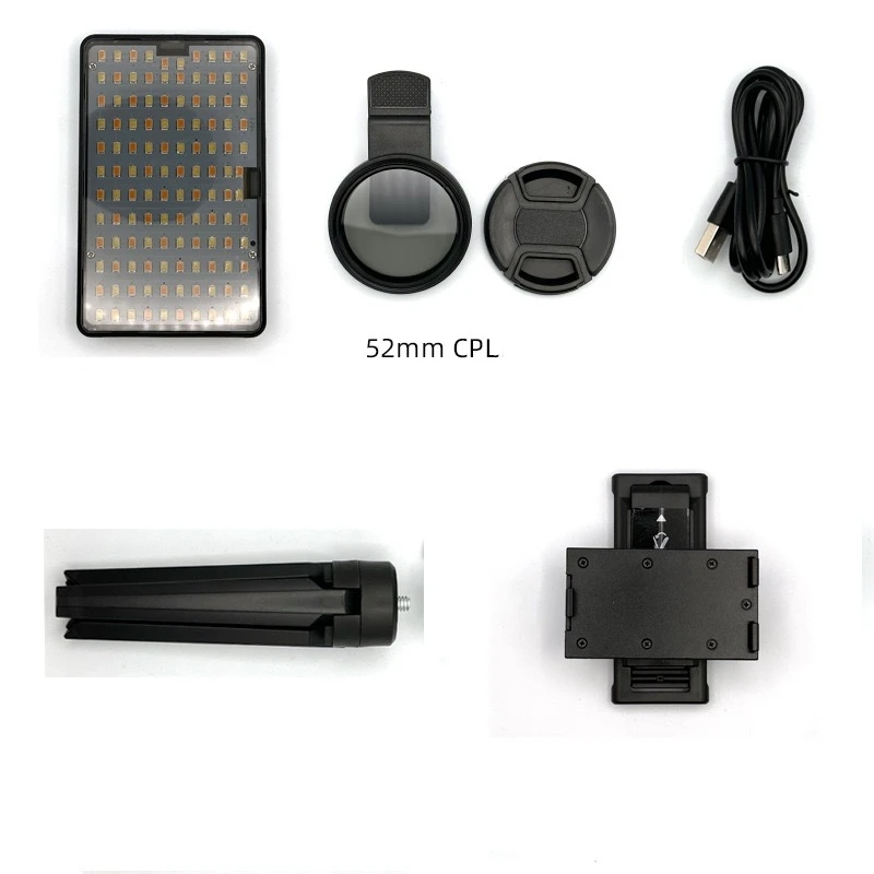 Reduce Reflected Light Of Tattoos With 52mm Cpl For Cellphone Lens Circular Polarizing Filter Compatible Any Phone 4