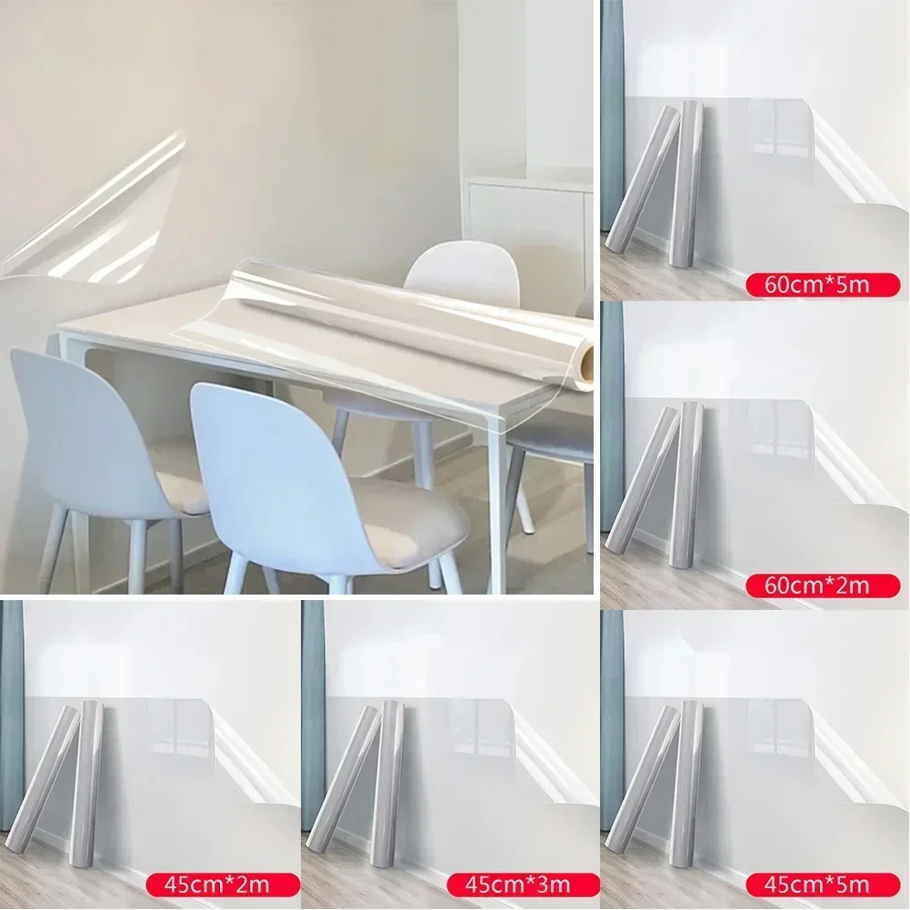 Wall Protective Film Transparent Electrostatic Wall Not Hurt Anti-Dirty Sticker Protective Film Kitchen Living Room Decor wall protective film
