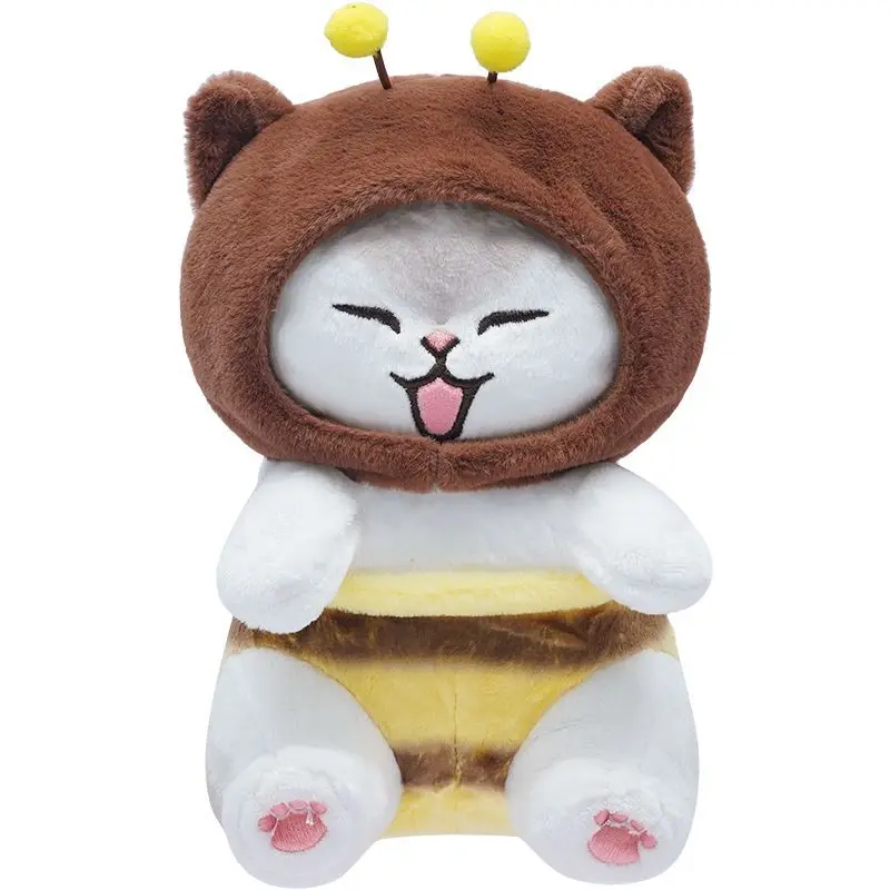 23cm oryginalna seria Mofusand Bee Cat Cos Kawaii pluszowe