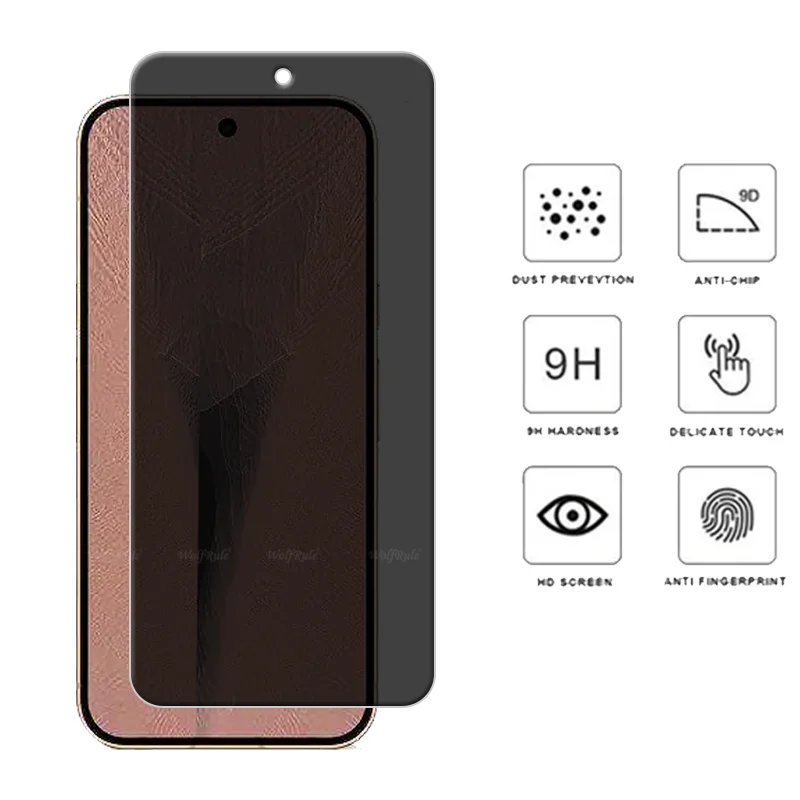 All-in-One Privacy Shield Screen Protector with 9H Hardness for Google Pixel 11 Series