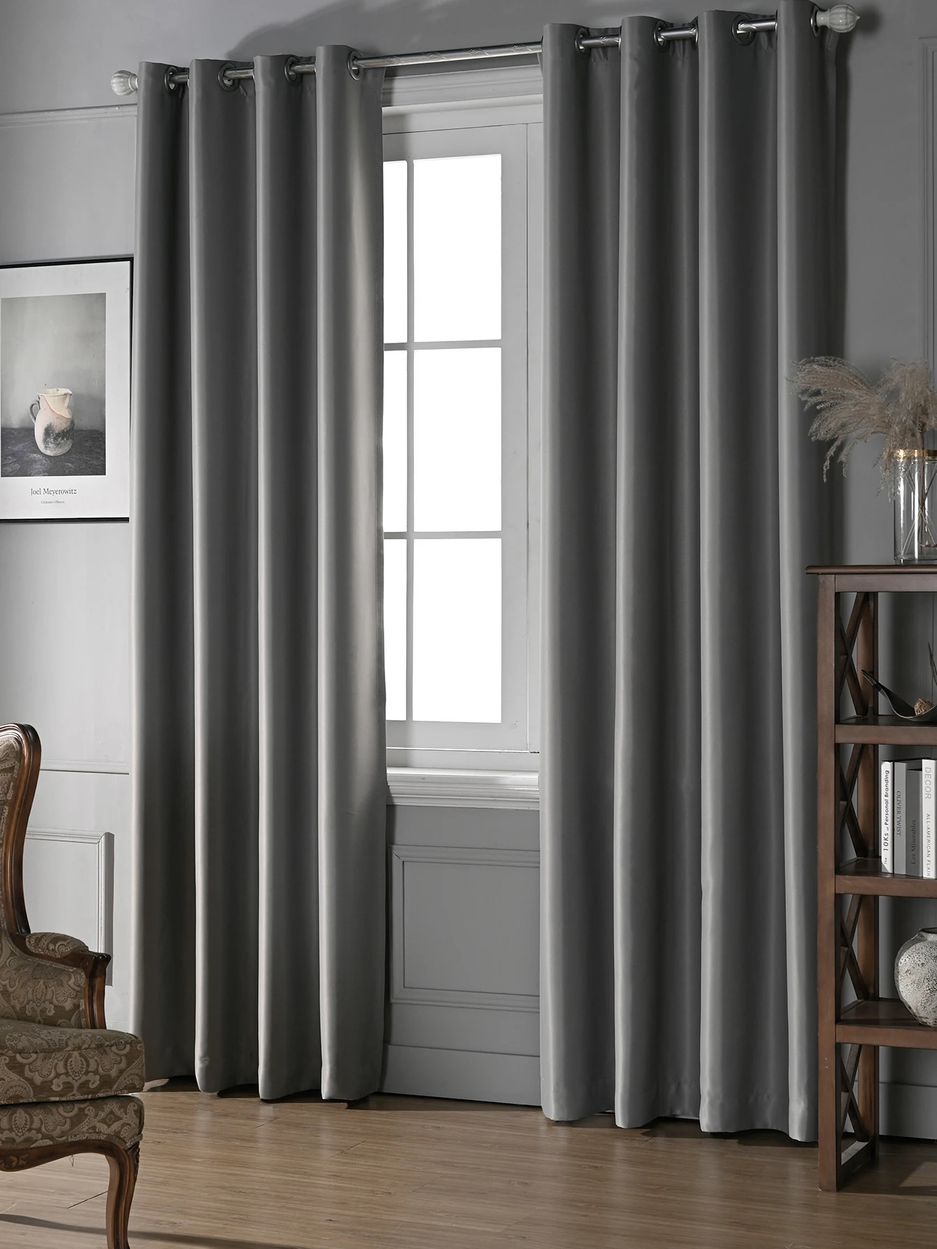 80% Blackout Curtins For Livingroom Bedroom Curtain Full Light Blocking Drapes With Black Backing Thermal Insulated High Shading blackout curtains window curtains thermal insulation curtain