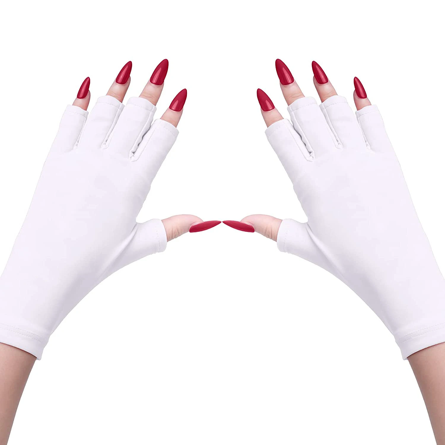 UV Glove for Gel Nail Lamp, Professional Protection Gloves for Manicures, Nail Art Skin Care Fingerless Anti UV Glove