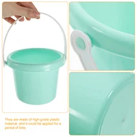 4 Pcs Plastic Barrel Children Sand Bucket Buckets Beach Kid Childrens Toys for Mini Magnetic Kids 2