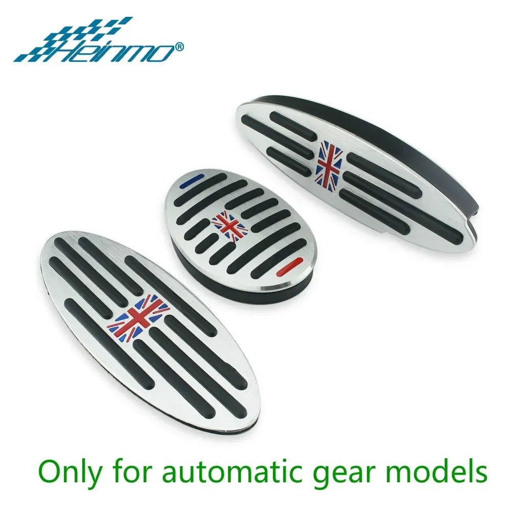 Auto Footrest Pedal Cover For MINI Cooper Countryman Accessories F60 R60 Clubman F54 R55 One R50 R53 R61 F55 F56 Automatic Gear car accessories car pedals pedal cover stainless steel pedal cover