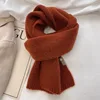 2024 Ladies Cashmere Blend Scarf Women Winter Luxury Solid Color Shawl Wraps Female Warm Thick Wool Neckerchief Blanket Pashmina 2