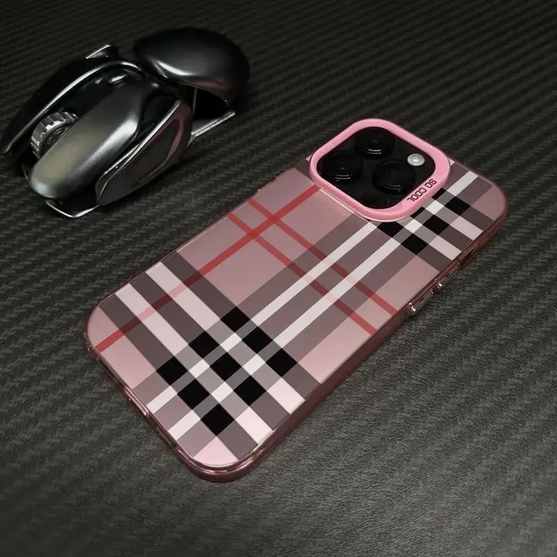Fashionable Classic Plaid Pattern Phone Case For iPhone 17 16 15 14 13 12 11 Pro Max XR XS MAX 7 8 PLUS MIN INS Shockproof Cover 3