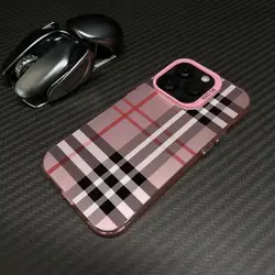 Stylish Classic Plaid Pattern Shockproof Phone Case Cover - iPhone 15 (A5)