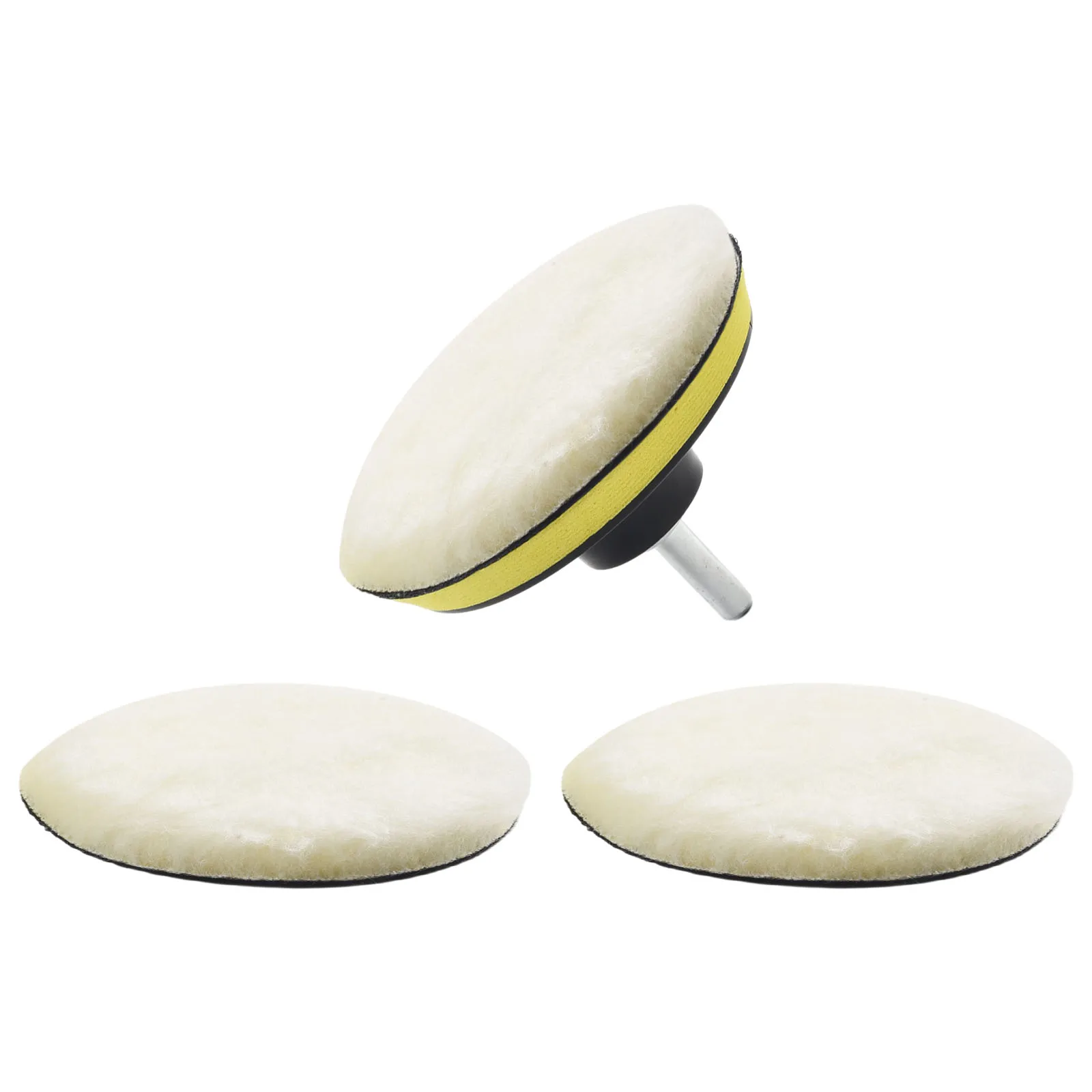 

5 Pcs 4 Inch Buffing Polishing Pads Wool Wheel Mop Kit Car Polisher Drill Car Paint Care Polisher Pads Auto Washing Accessories