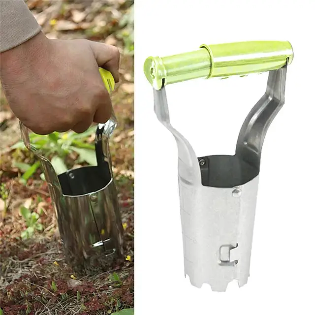 Otthoni Kerti Transzplanter Kézi Cső Ültetési Gép Mezőgazdasági Eszközök Zöldség Virágmag Lyukasztás - Image 2