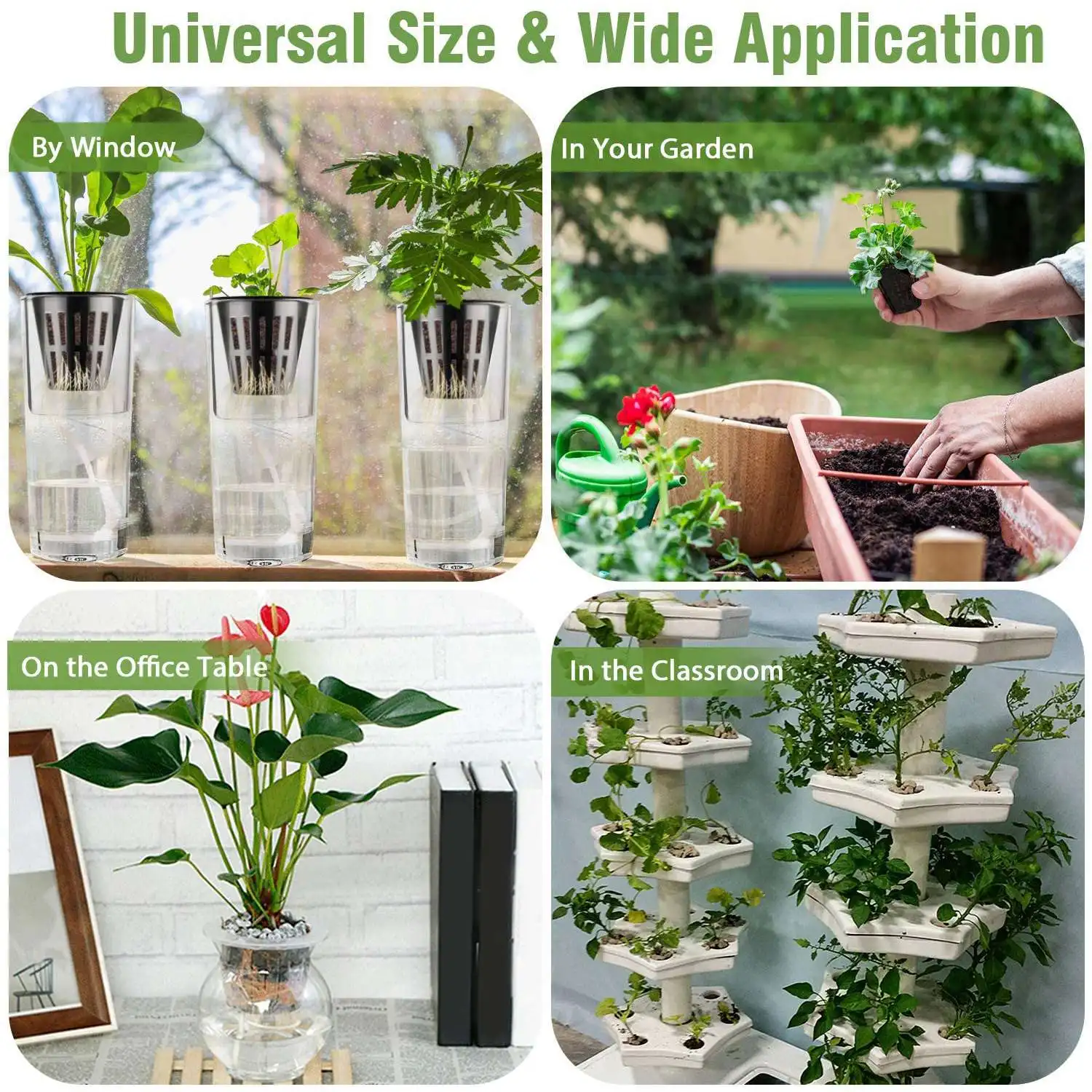 60 Pack 2 Inch Net Cups Slotted Mesh Wide Lip Filter Plant Net Pot Bucket Basket for Hydroponics plant net pot