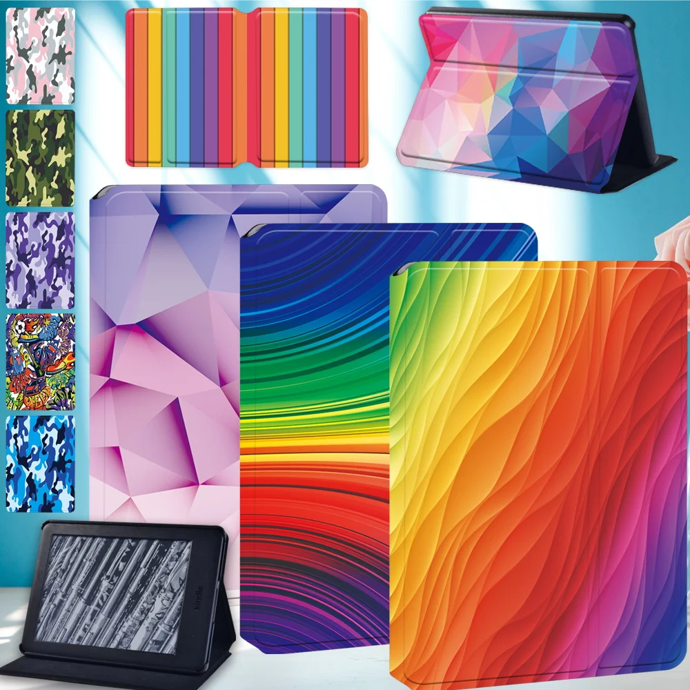 Custodia Per Tablet Per Amazon Nuovissima Kindle 10Th Gen 2019/Kindle 8Th Gen 2016 Custodia In Pelle Pu Anticaduta Di Alta Qualità