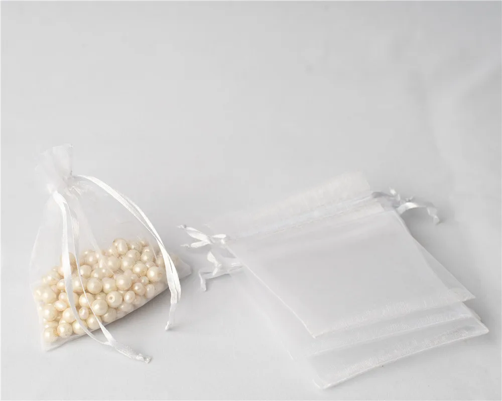 Elegant Organza Gift Bags for Special Occasions (50 Pack)