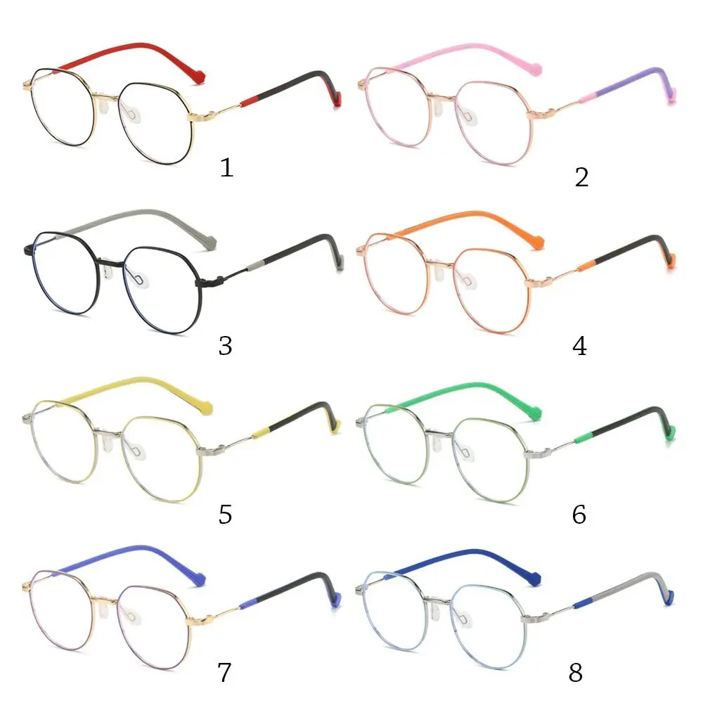 Children Boys Girls Eye Protection Computer Ultra Light Frame Kids Glasses Anti-blue Light Comfortable Eyeglasses