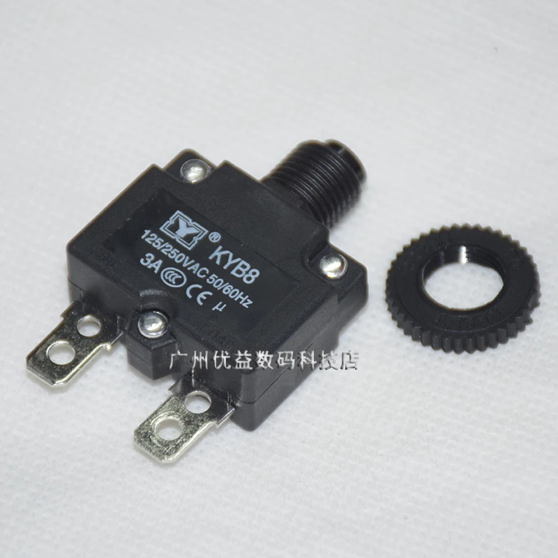 

KYB8 Current Overload Protector Switch Electric Vehicle Crusher Protector ST-1MR1WP-01 Air Overload 88 Series (small Volume)