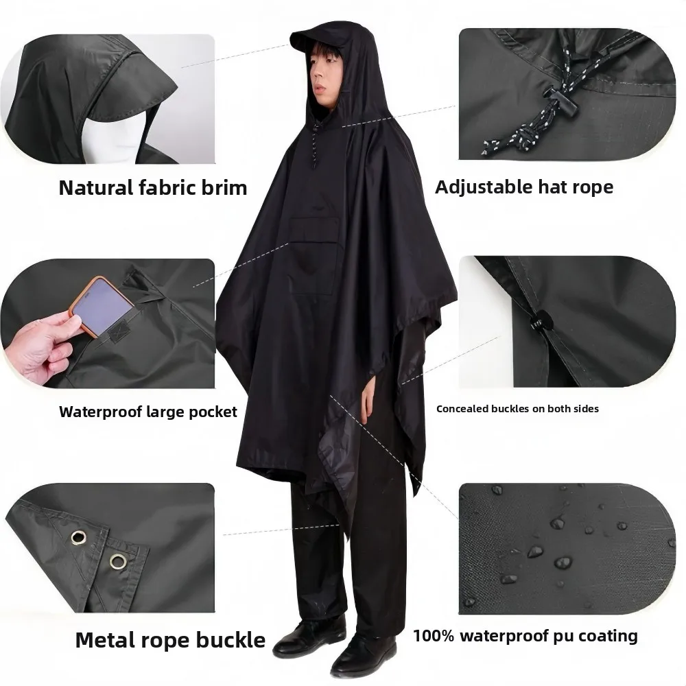 Military Waterproof Rain Poncho 3