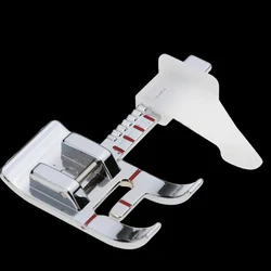 Adjustable Guide Sewing Machine Presser Foot (Silver)