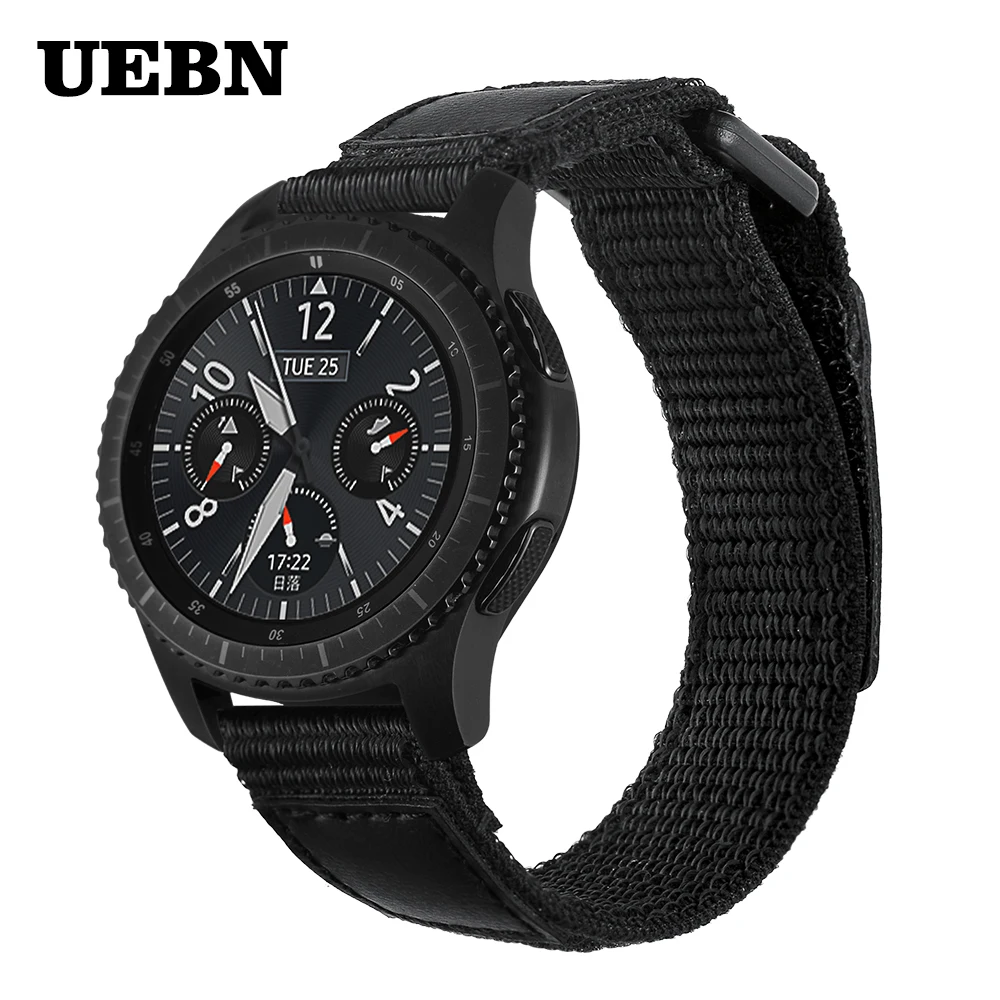 

Ремешок нейлоновый спортивный для Samsung Gear S3 Classic/Frontier, 22 мм