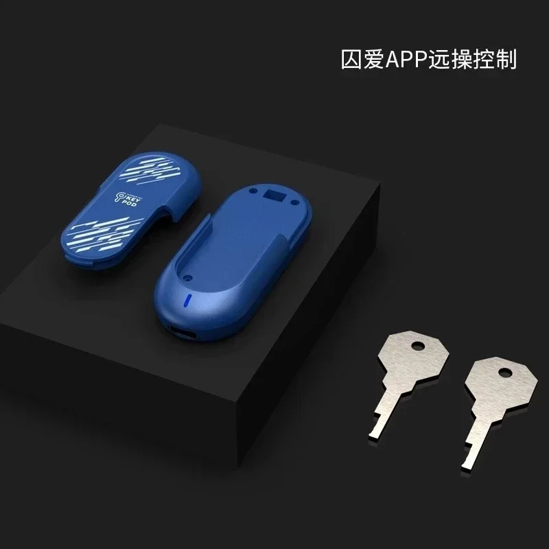 Locklink penis chastity cage chastity lock sex toy chastity cage accessory Chastity Device Key Safe Box Remote Storage QIUI APP Chastity Lock Outdoor Intelligent Control Cock Cages Accessories