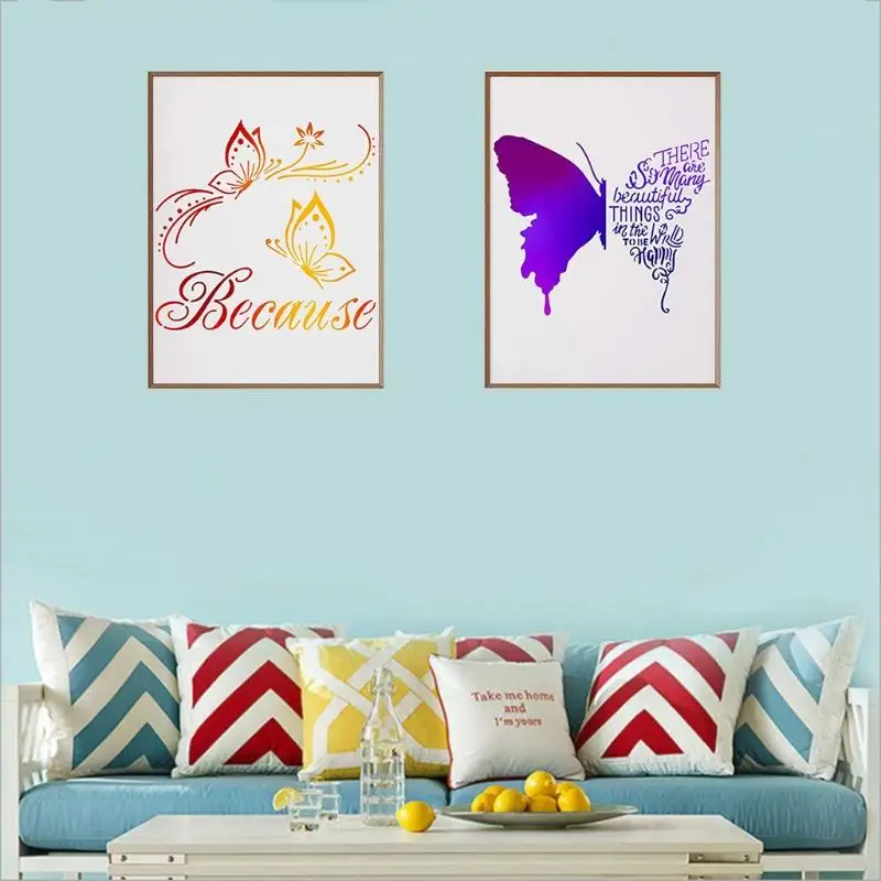 FloraCraft Wings Butterfly Stencil Set