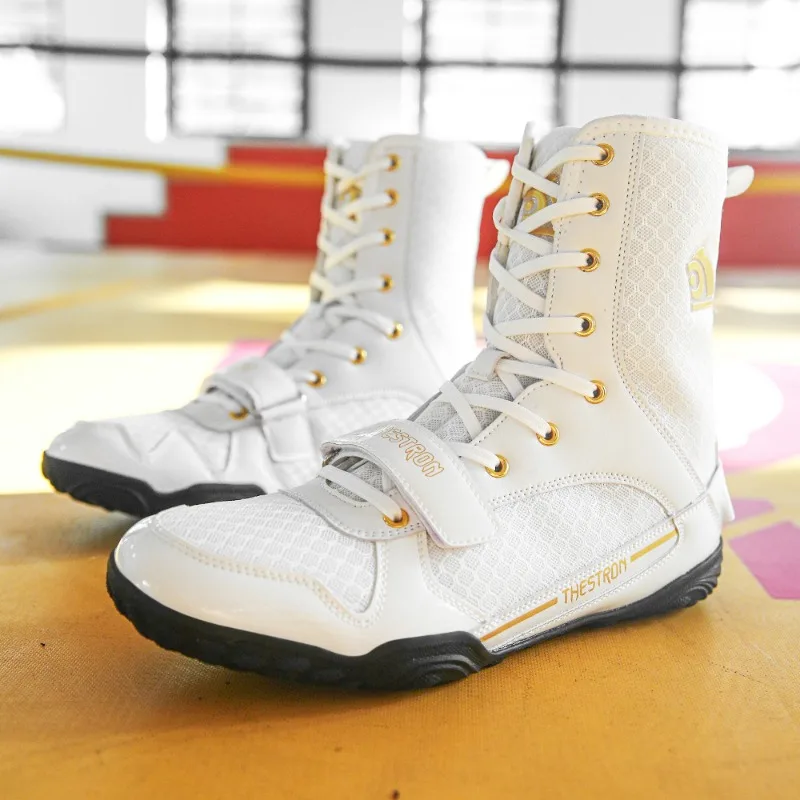 Hot Sale Wrestling Shoes Men Boxing Shoes Man Good Quality Boxing Sneakers Mens Breathable Gym Training Shoe