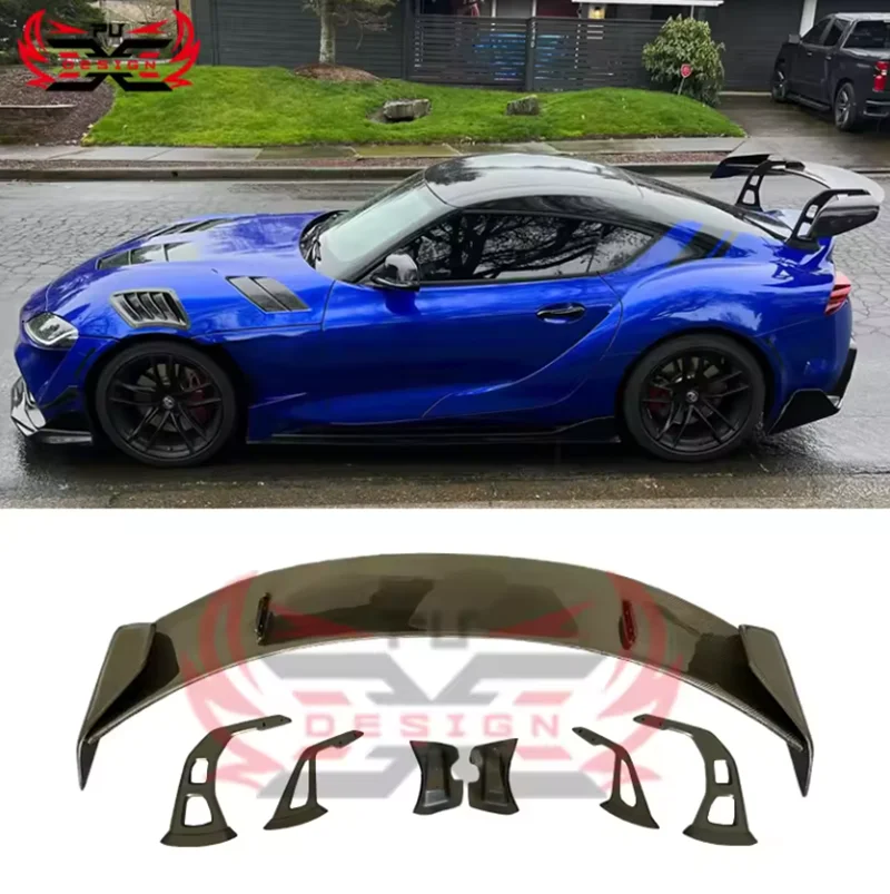 

Perfect Fit Dry Carbon Fiber Suora A90 A-D Wing for Toyota GR Supra A90 A91 MK5 Rear Spoiler Trunk Lip Flap Performance Kit