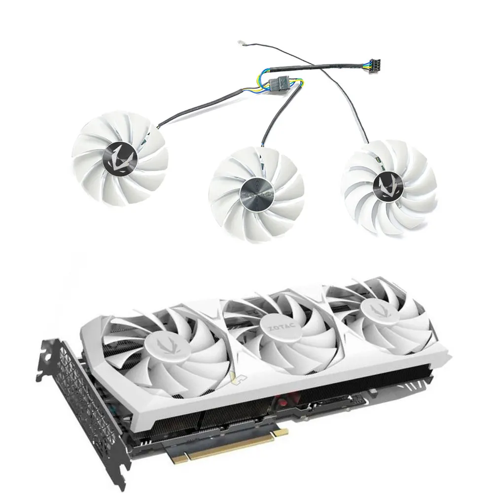 Nuova Ventola Gpu 87Mm 4Pin Ga92S2U Rtx 3080, Per Ventola Di Raffreddamento Della Scheda Video Zotac Gaming Geforce Rtx 3060 3080 3080Ti 3090 Amp