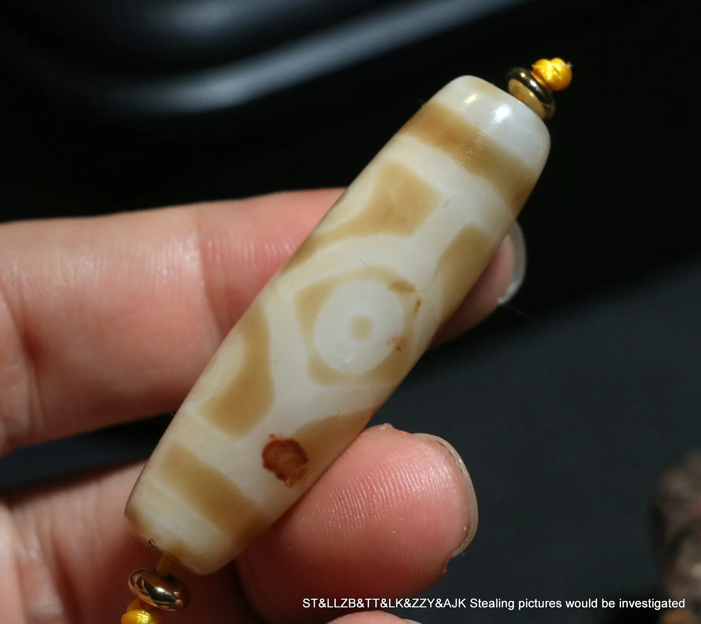 

Magic Power Energy Tibetan Old Agate 6 Eye Longevity totem dZi Bead Pendant Amulet Talisman Timestown Top