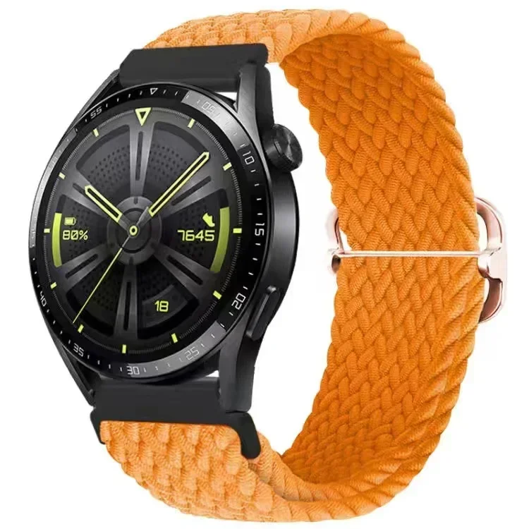 Braided Solo Loop 22mm Nylon Wristband Bracelet Strap
