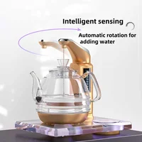220V Electric Kettles for Tea Brewing with Automatic Water Filling,0.8L Glass Kettle 7-stage Constant Temperature 2