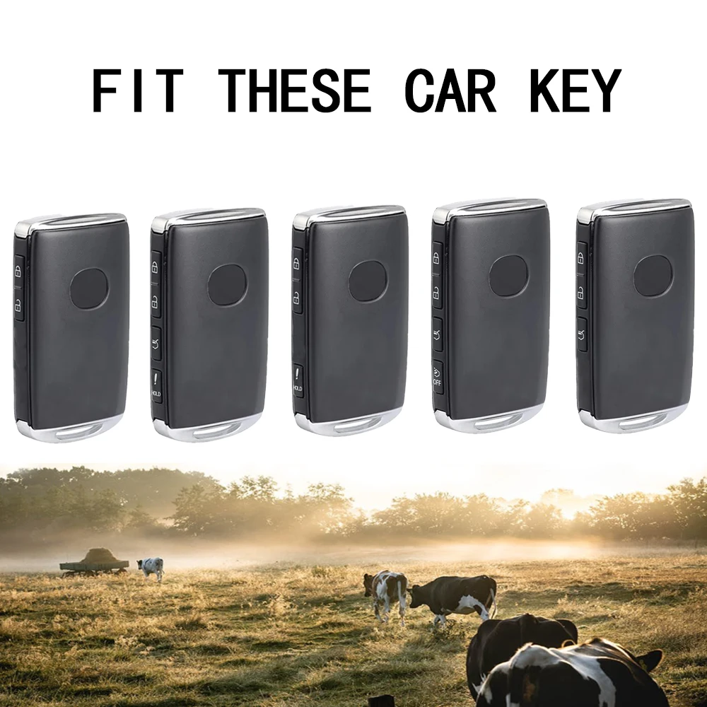 Premium Leather Key Case Shell Fob Protector Accessory