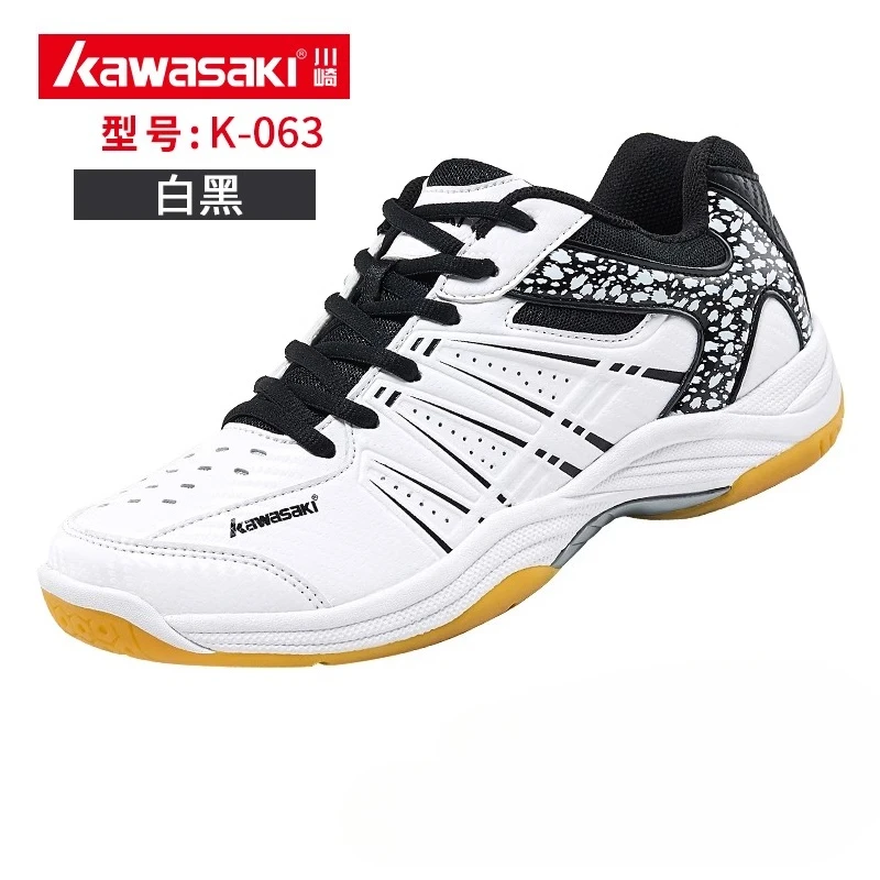 K063 배드민턴 신발 프로 스포츠 신발 남성 여성 통기성 실내 코트 운동화 테니스 야외 부츠 가와사키