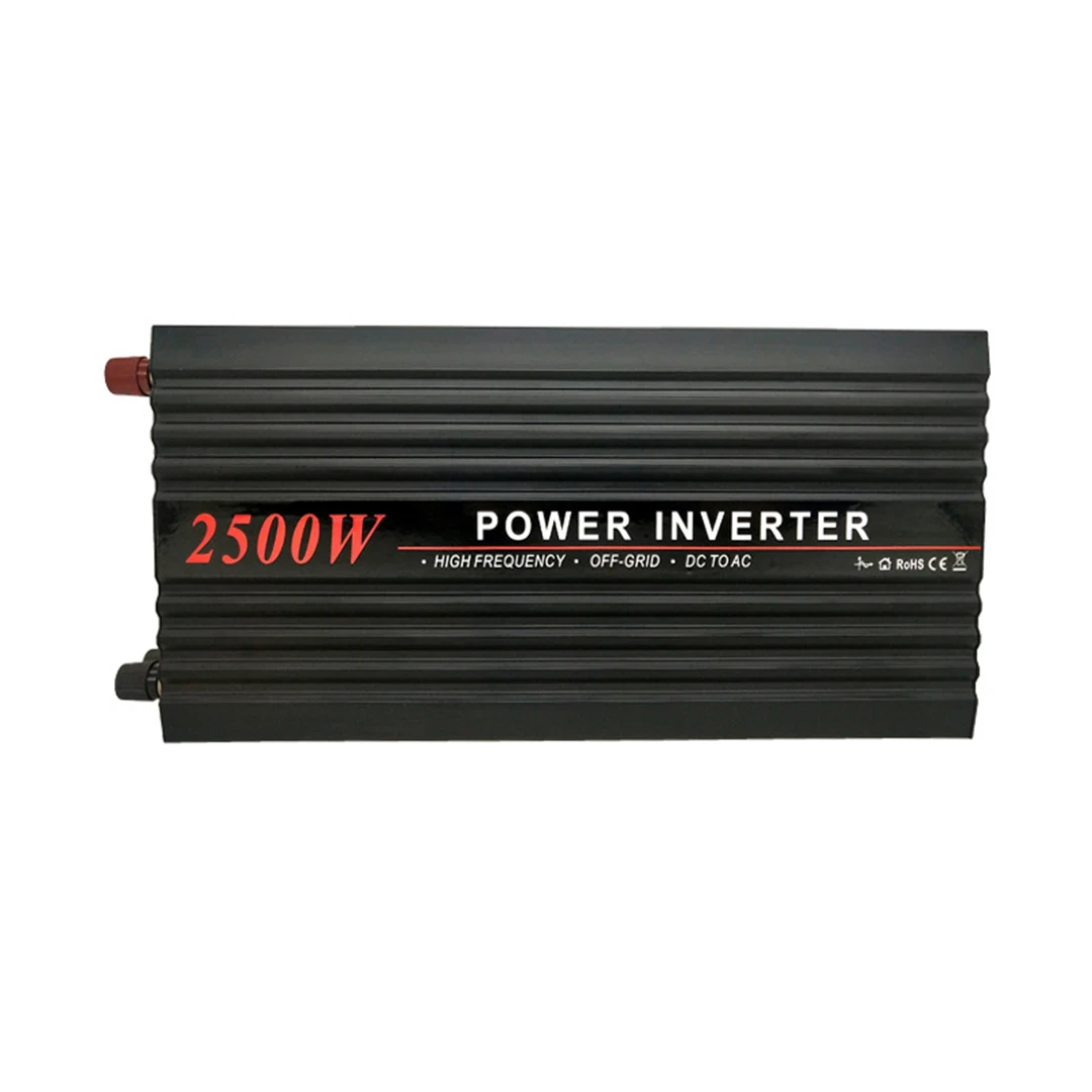 Pure Sine Wave Power Inverter 2500W DC12V/24V/48V AC100-120V AC220-240V Power In