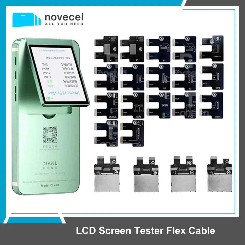 DL400 Pro 16ro 16ProMax LCD Screen Testing Flex Cable for IP HW XM Samsung VIVO OPPO Tecno iWatch Touch Test Cable