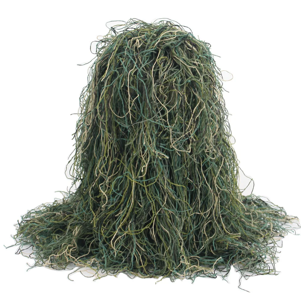 VULPO Tactical Airsoft Sniper Ghillie Suit Hood Camouflage HeadGear For Ghillie Suit Hunting Paintball CS Game Head Cover tactical suit ghillie suit hunting accessories